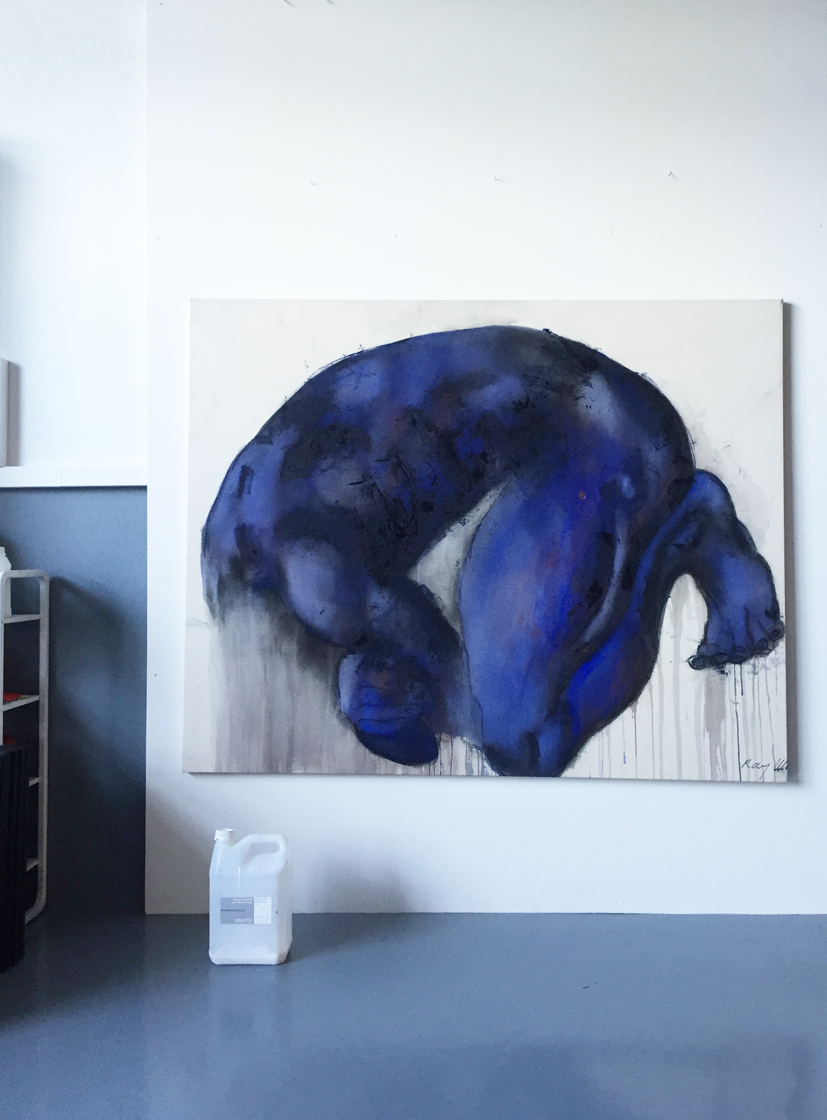 Blue man - 165 x 130 cm - 1997