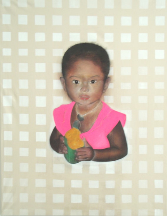 Mango - 145 x 115 cm - Pigments sur toile - 2011